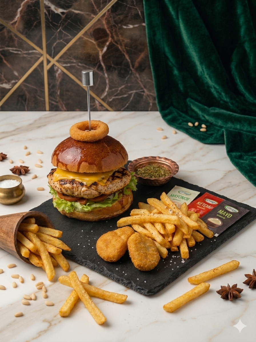 Tavukburger Menü