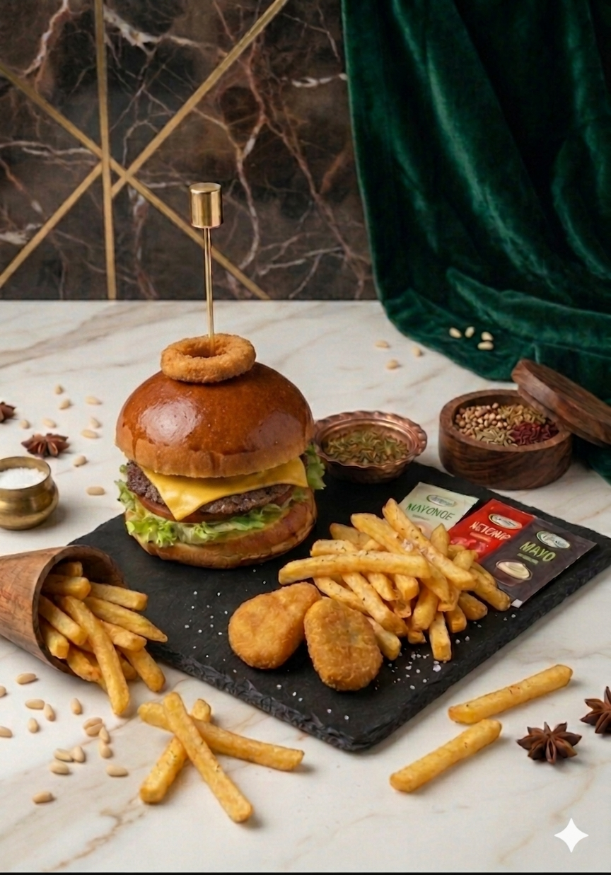 Ekonomik Cheese Burger Menü